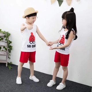 Bộ quần áo ba lỗ trẻ em