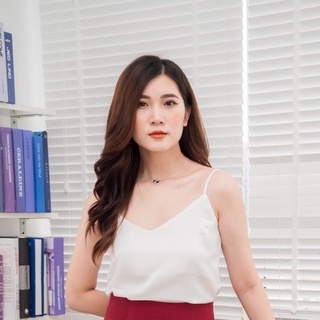 Áo hai dây nữ lụa, chất vải mát mịn,áo cổ tim