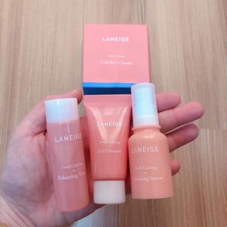 Trọn bộ dưỡng Laneige Fresh Calming Trial Kit