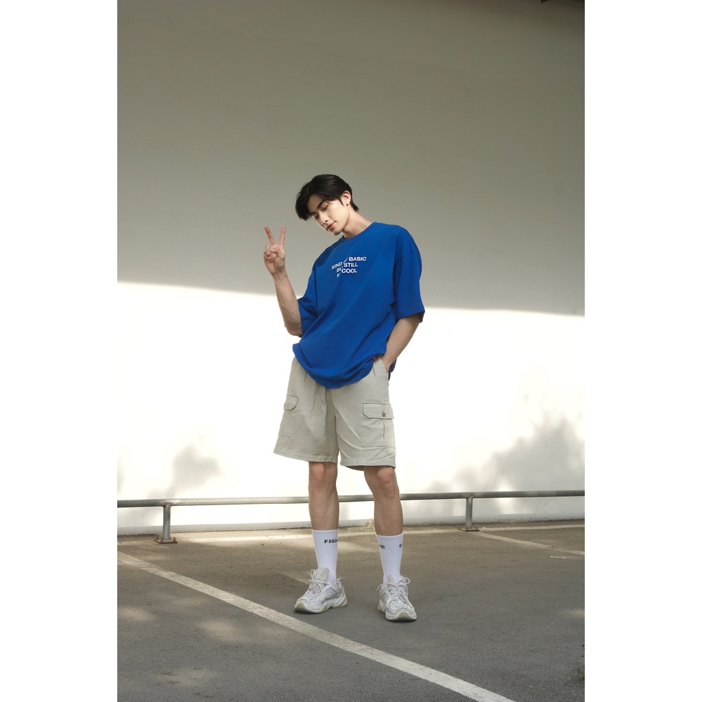 Áo Thun Unisex BOO Dáng Rộng Vải Cotton In Graphic Kind Of Basic ONL