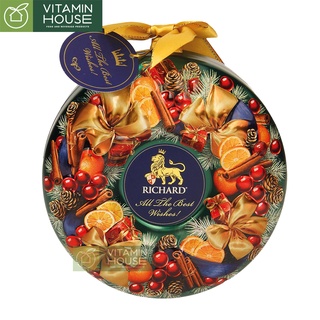 Trà Đen Ceylon Richard Nga Hộp Thiếc tròn 80g - Vitamin House