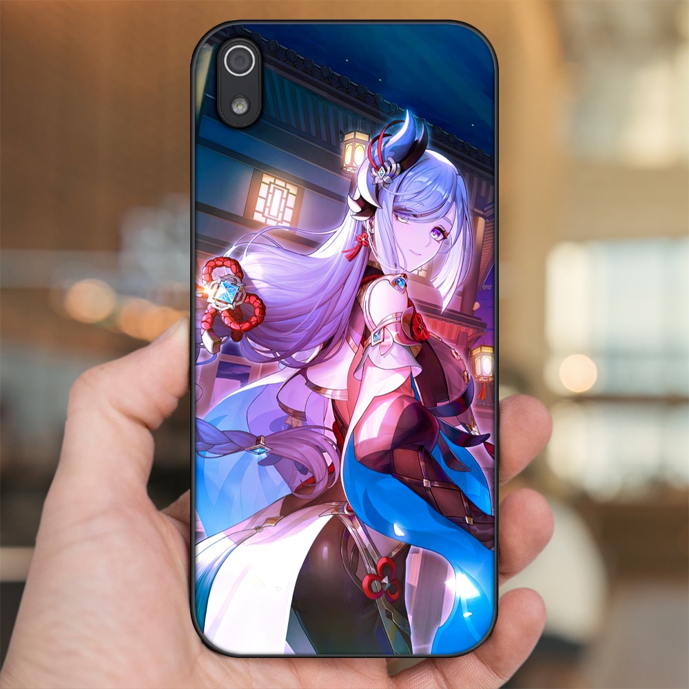 Ốp lưng Xiaomi Redmi 7A viền đen in hình Shenhe Genshin Impact
