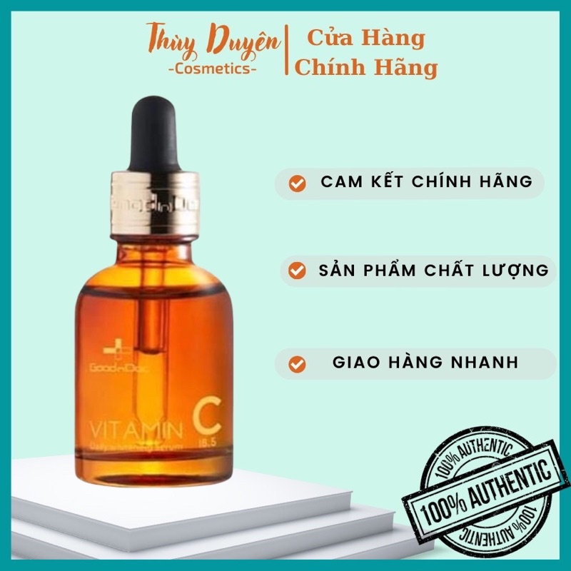 Serum Vitamin C Goodndoc Dưỡng Trắng Da, Chống Lão Hóa - GoodnDoc Vitamin C 16.5 Daily Whitening Serum