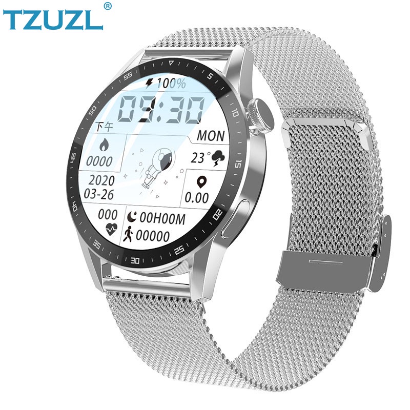 Đồng Hồ Thông Minh TZUZL T3pro Màn Hình Hiển Thị Thông Tin Nhắn IPS Cho Mọi Điện Thoại Thông Minh