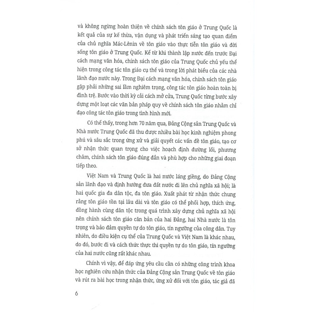 Sách - Tiến Trình Nhận Thức Của Đảng Cộng Sản Trung Quốc Về Tôn Giáo Từ Năm 1949 Đến Nay (Sách Chuyên Khảo) | BigBuy360 - bigbuy360.vn