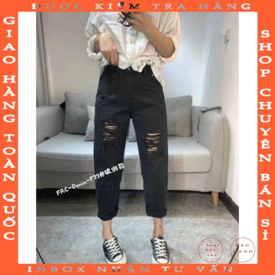 Quần baggy bò rách cá tính chungmo
