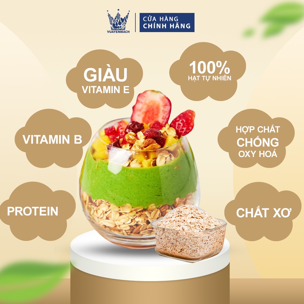 [Combo GenZ ] Granola 250gr - Yến mạch 250gr VUA YẾN MẠCH