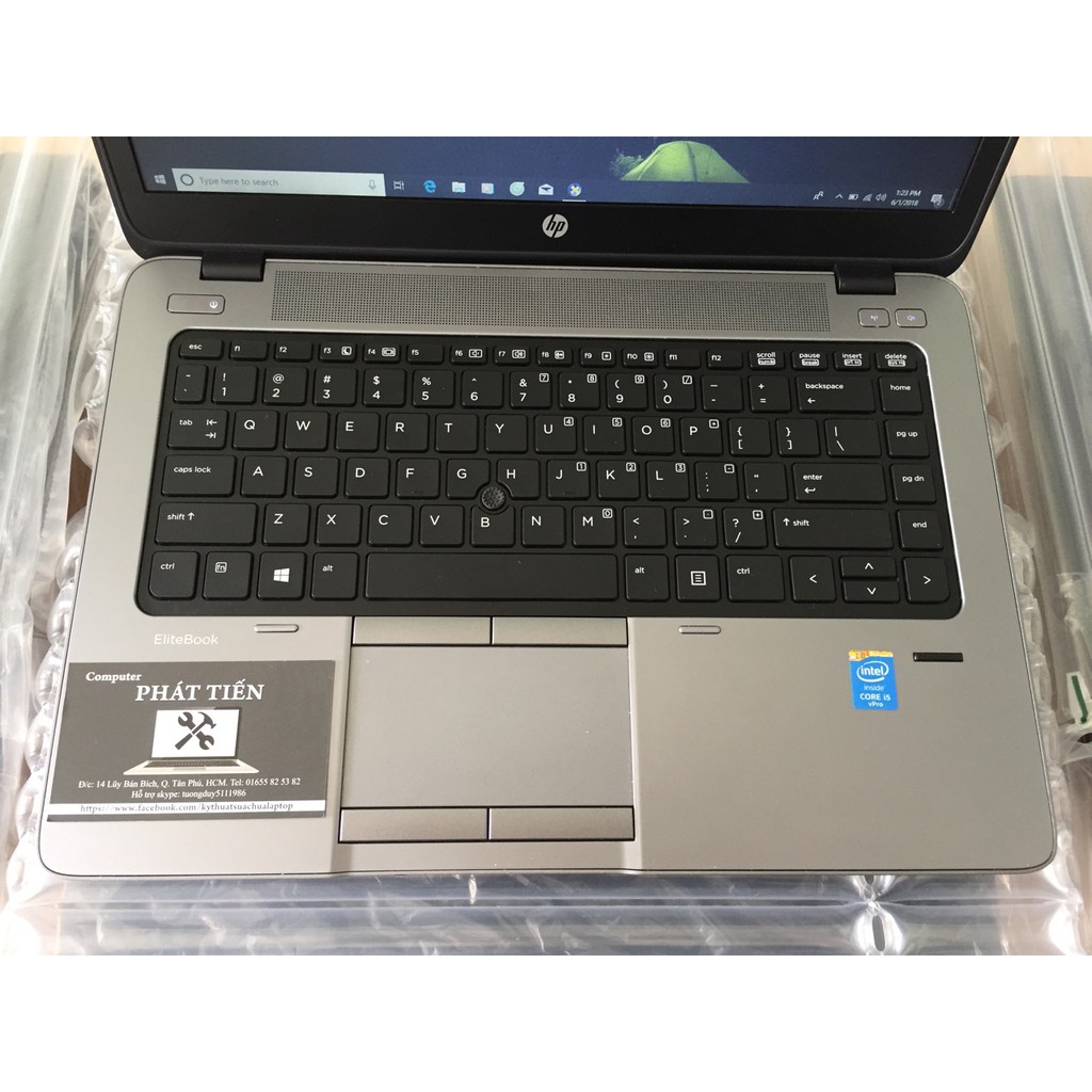 Laptop HP 840 G2  cpu I5 thế hệ 5 5300U, 4G ram, HDD 500G. Vga intel HD Graphics 5500.