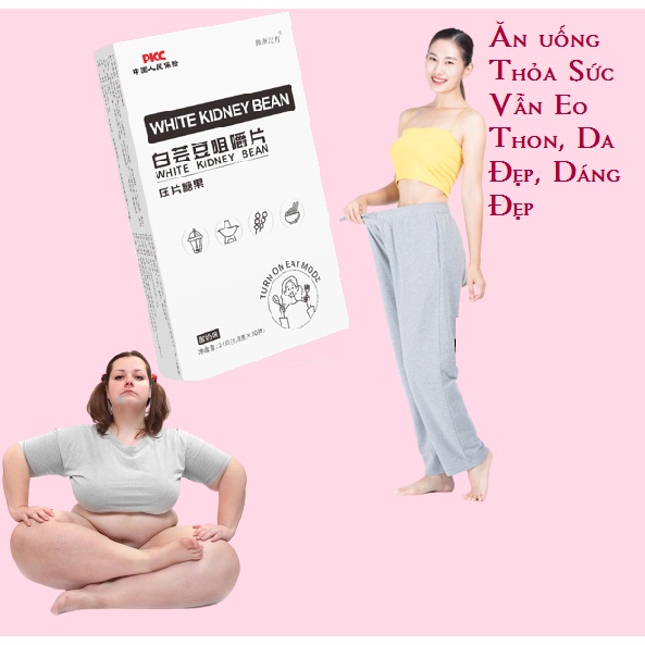 Viên Uống Hỗ Trợ Giảm Cân Nhanh White Kidney Bean, Lấy Lại Vóc Dáng Mảnh Mai Quyến Rũ