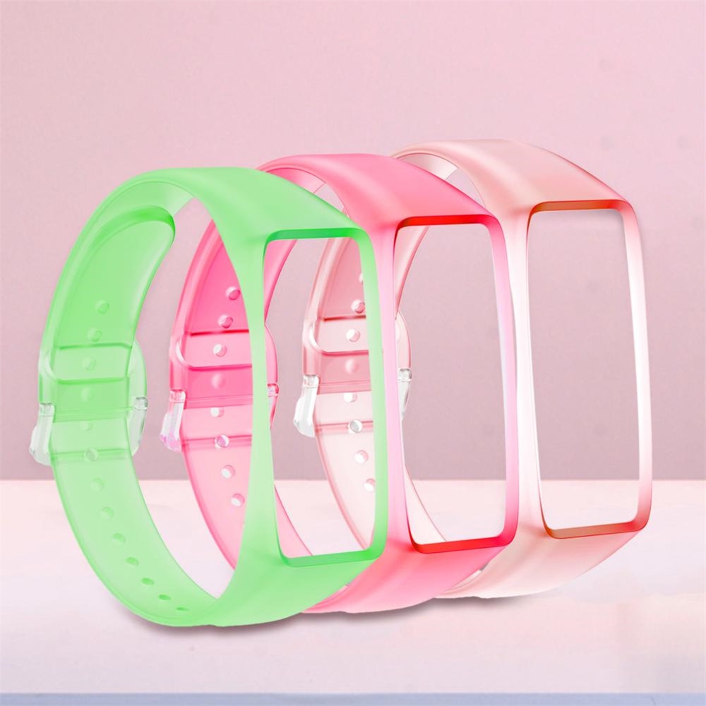 Dây Đeo Silicone Trong Suốt Cho Đồng Hồ Thông Minh Samsung Galaxy Fit 2 SM-R220