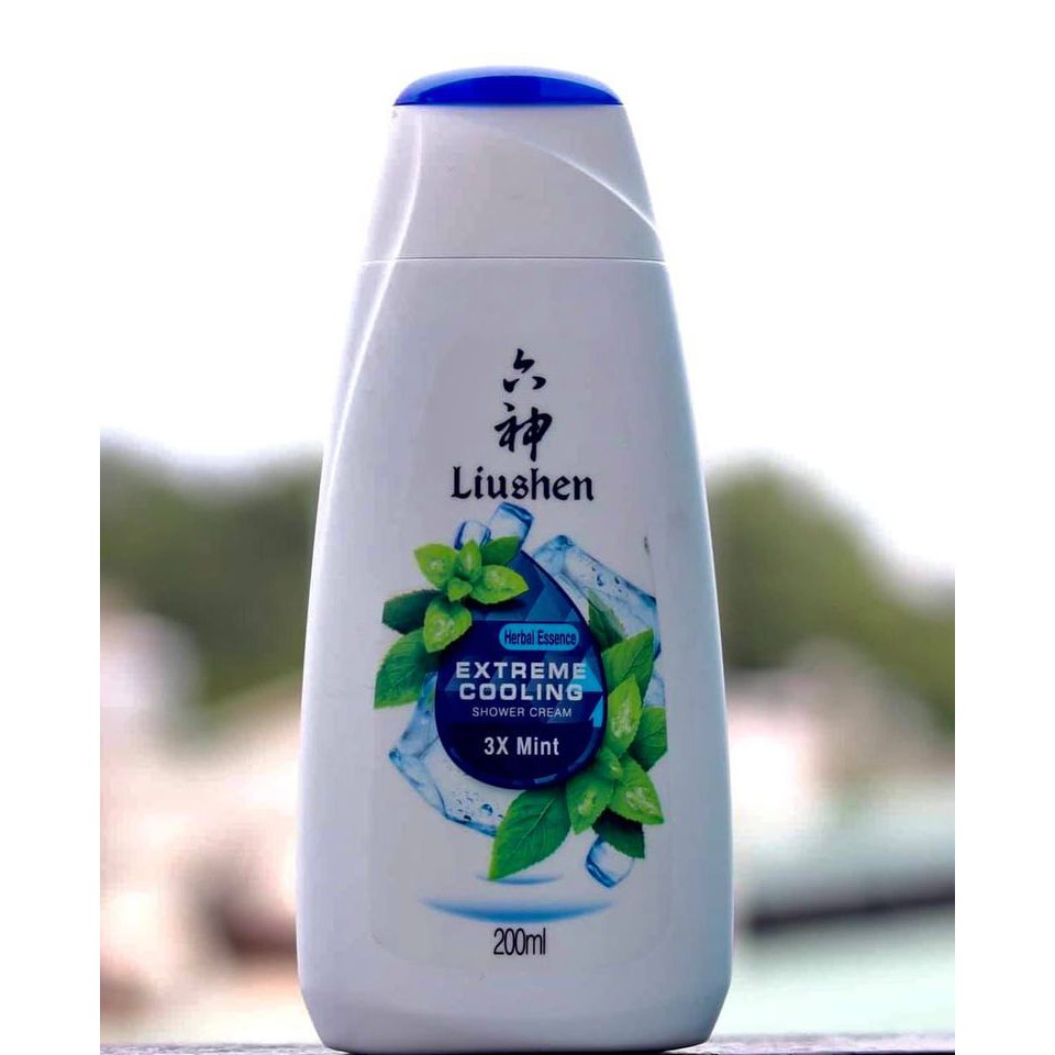 Sữa tắm Liushen làm mát cực mạnh Extreme Cooling 3X Mint  200ml