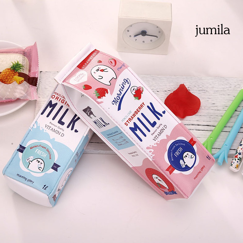 Túi Đựng Bút Hình Hộp Sữa Sáng Tạo