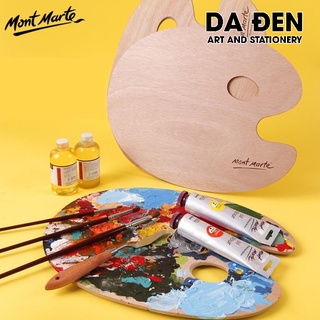 [DA ĐEN] Bảng pha màu Gỗ - Palette Mont Marte