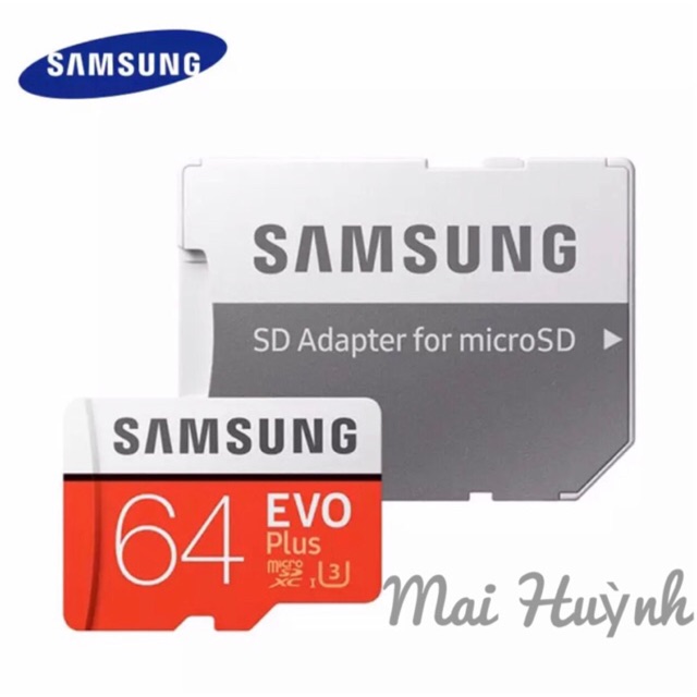 Thẻ Nhớ MicroSDXC 64GB Evo Plus U3 - 100MB/s | WebRaoVat - webraovat.net.vn