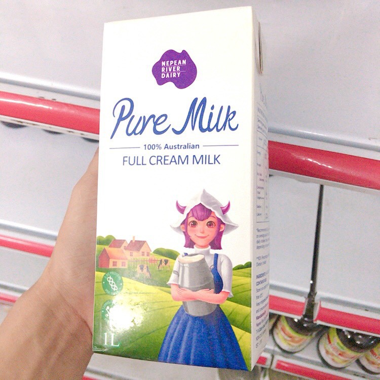 Sữa Tươi "PURE MILK" Hàng NHẬP KHẨU từ ÚC