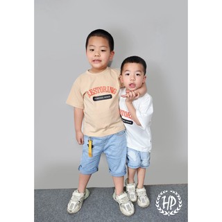Áo thun bé trai [Hàng Cao Cấp 100% Cotton], áo phông bé trai - HPjeans cực đẹp cho bé trai,  từ 5 đến 8 tuổi [HP001]