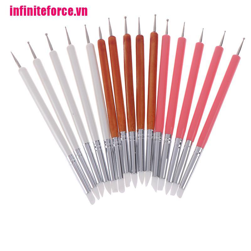 Bộ 5 Dụng Cụ Điêu Khắc Đất Sét Bằng Thép Không Gỉ Và Silicon Đặc Biệt