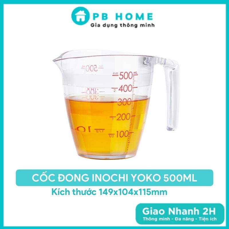 [Siêu HOT] Cốc Đong YOKO 500ML, Ly Chia Vạch Chính Hãng INOCHI