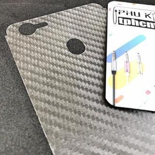 Dán mặt lưng Carbon Oppo F5