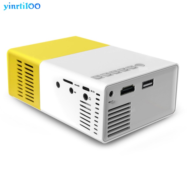 Máy ChiếU Gia ĐìNh Yinrti100 YG300 1080P Usb Hdmi-Compable AV SD KèM Phụ KiệN