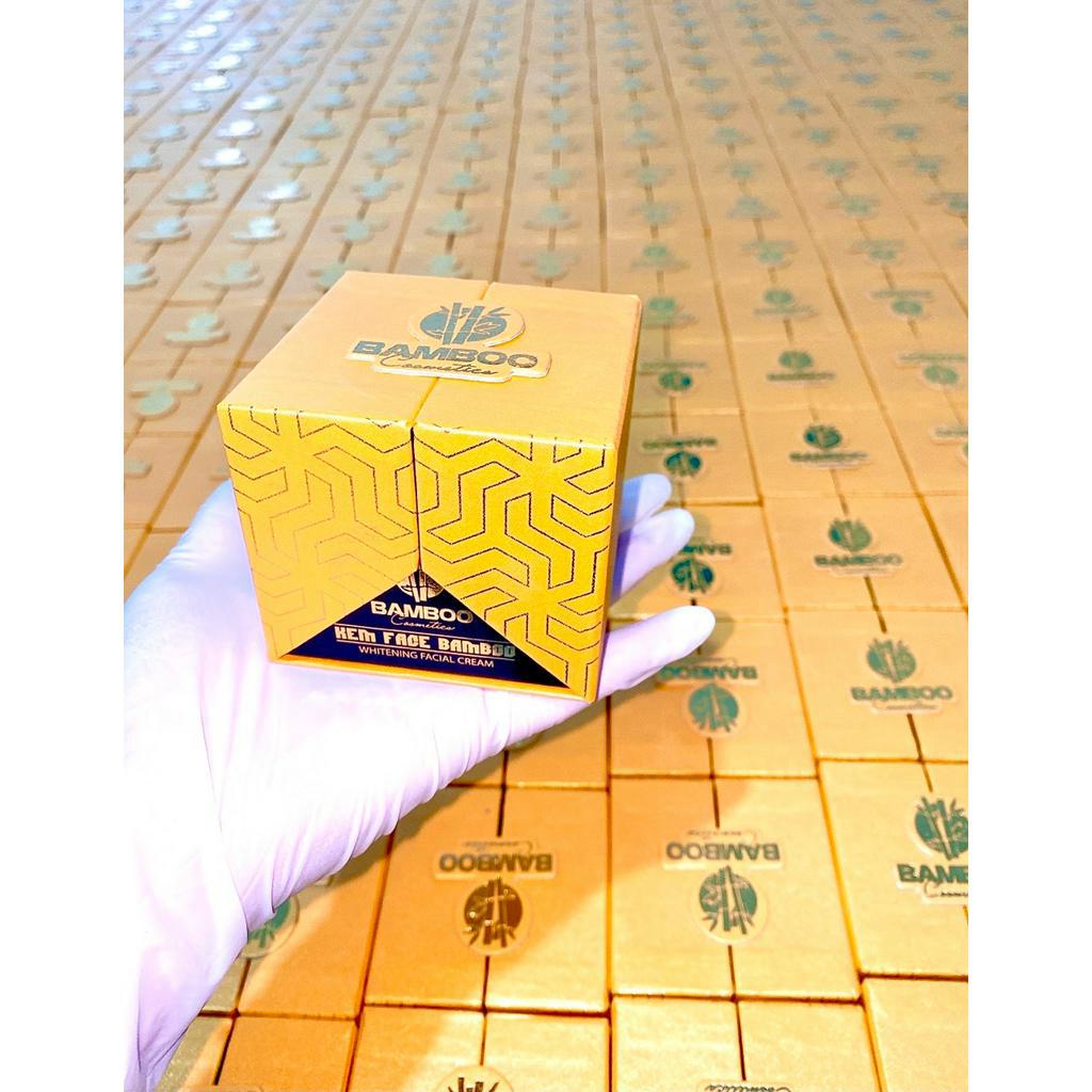 Kem Face Bamboo Whitening Facial Cream giúp chống nắng, dưỡng trắng da hũ 30g