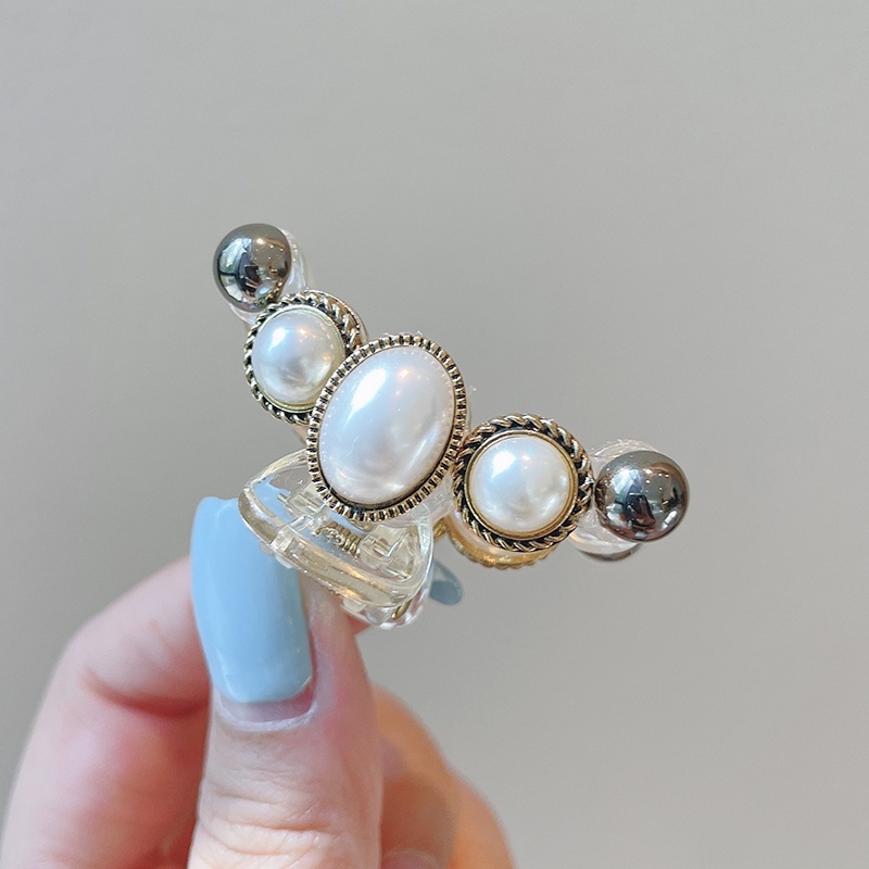 Kẹp bấu tóc đính ngọc trai giả thời trang cho nữ