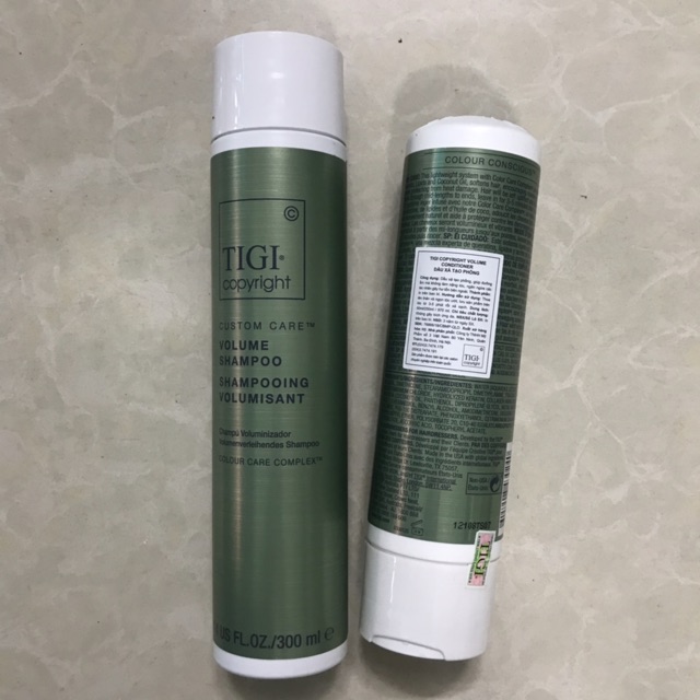 Dầu gội xã tăng phồng Tigi Copyright CUSTOM CARE VOLUME 300ml 250ml