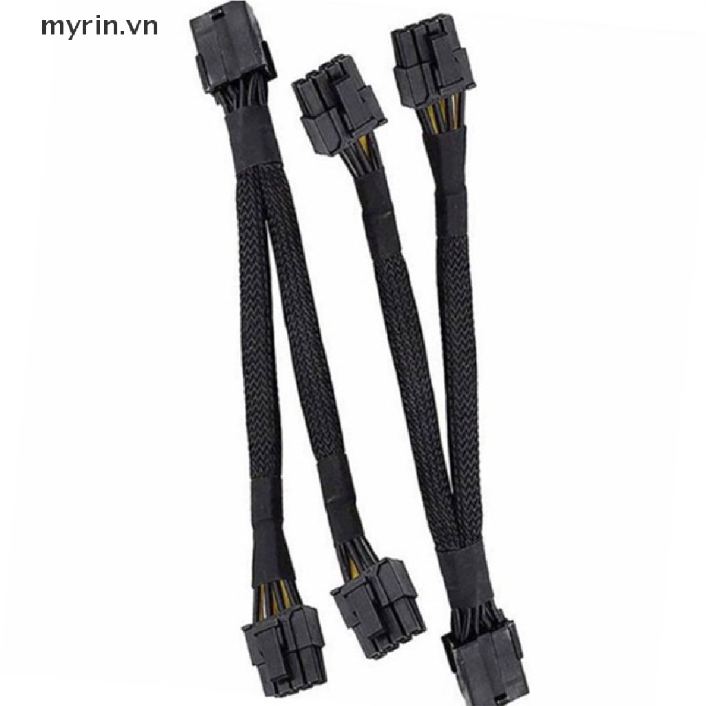 Bộ Chuyển Đổi Nguồn Điện 8 Pin Female Sang Dual 2X 8 Pin (6 + 2) Male PCI Express myrin GPU 8 Pin
