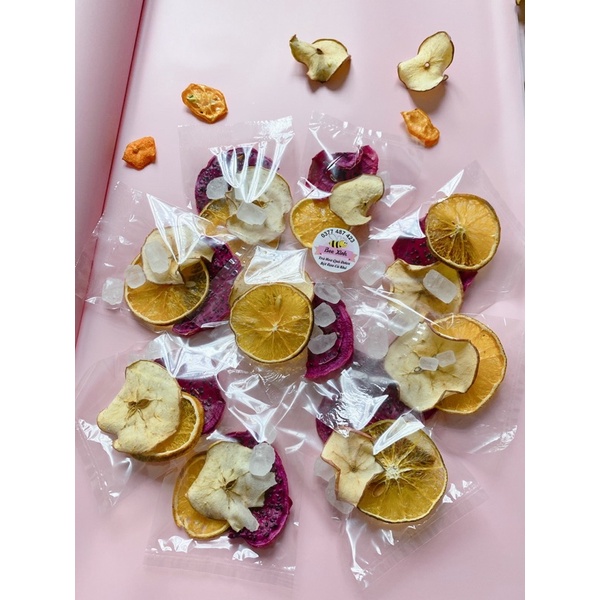 Trà detox CAM, THANH LONG , Táo  tặng đường phèn