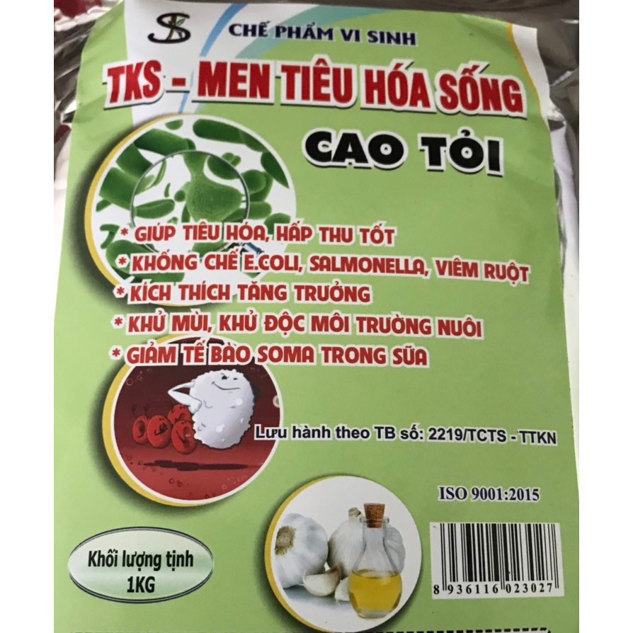 MEN TIÊU HÓA SỐNG CAO TỎI 1KG