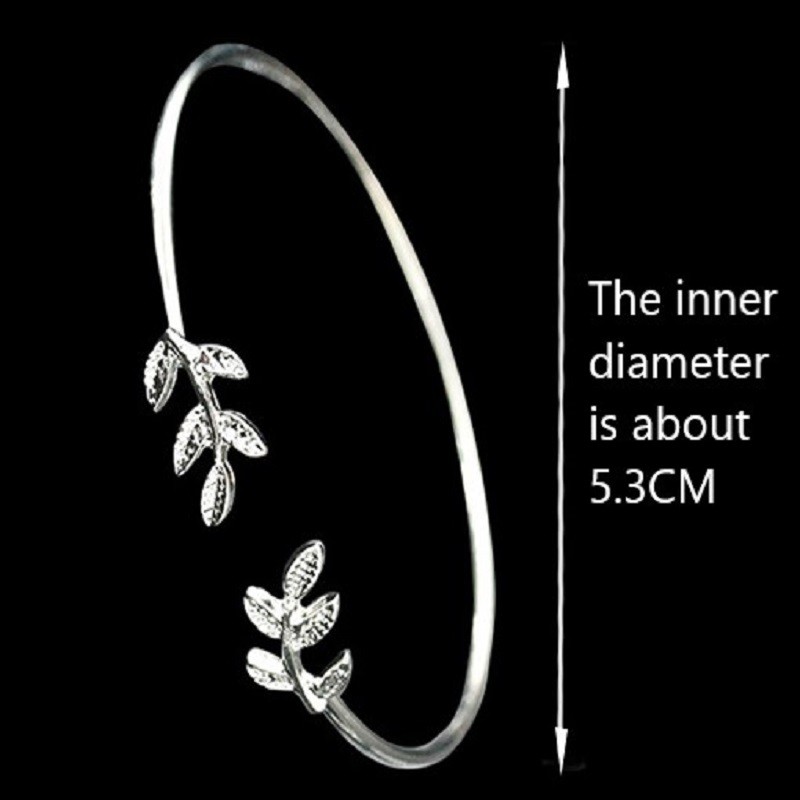 Vòng tay hình chiếc lá phong cách âu mỹ thời trang dành cho nữ