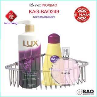 KỆ PHÒNG TẮM INOX BẢO KAG-BAO249