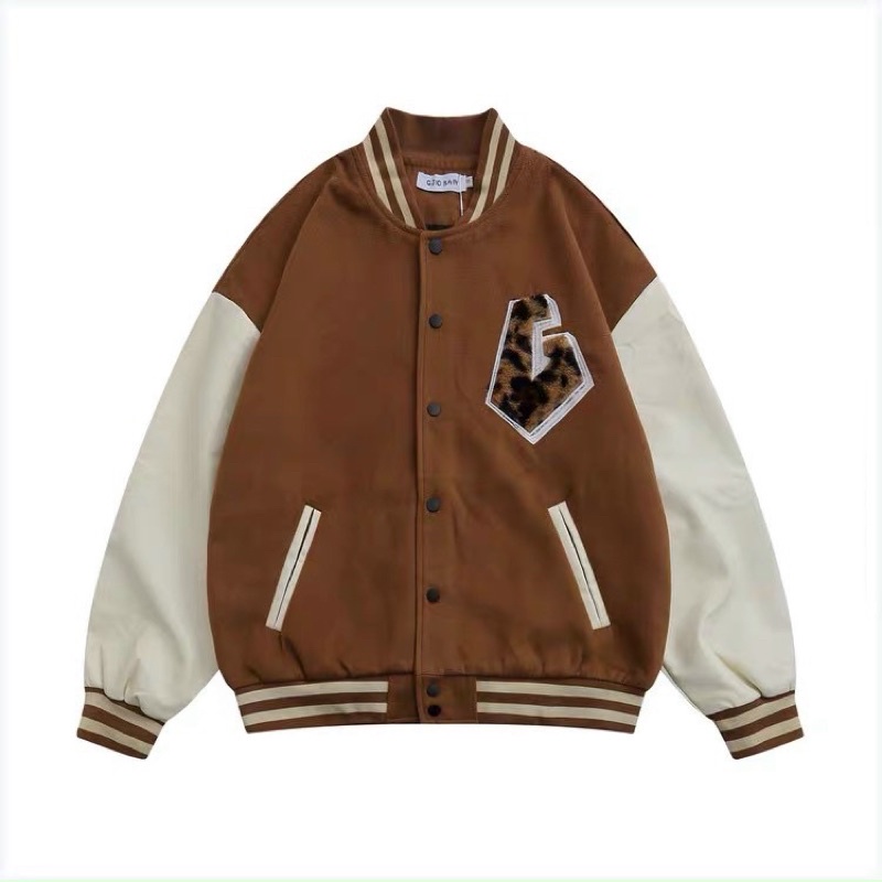 Áo bomber kaki tay da unisex( ảnh thật 100%)