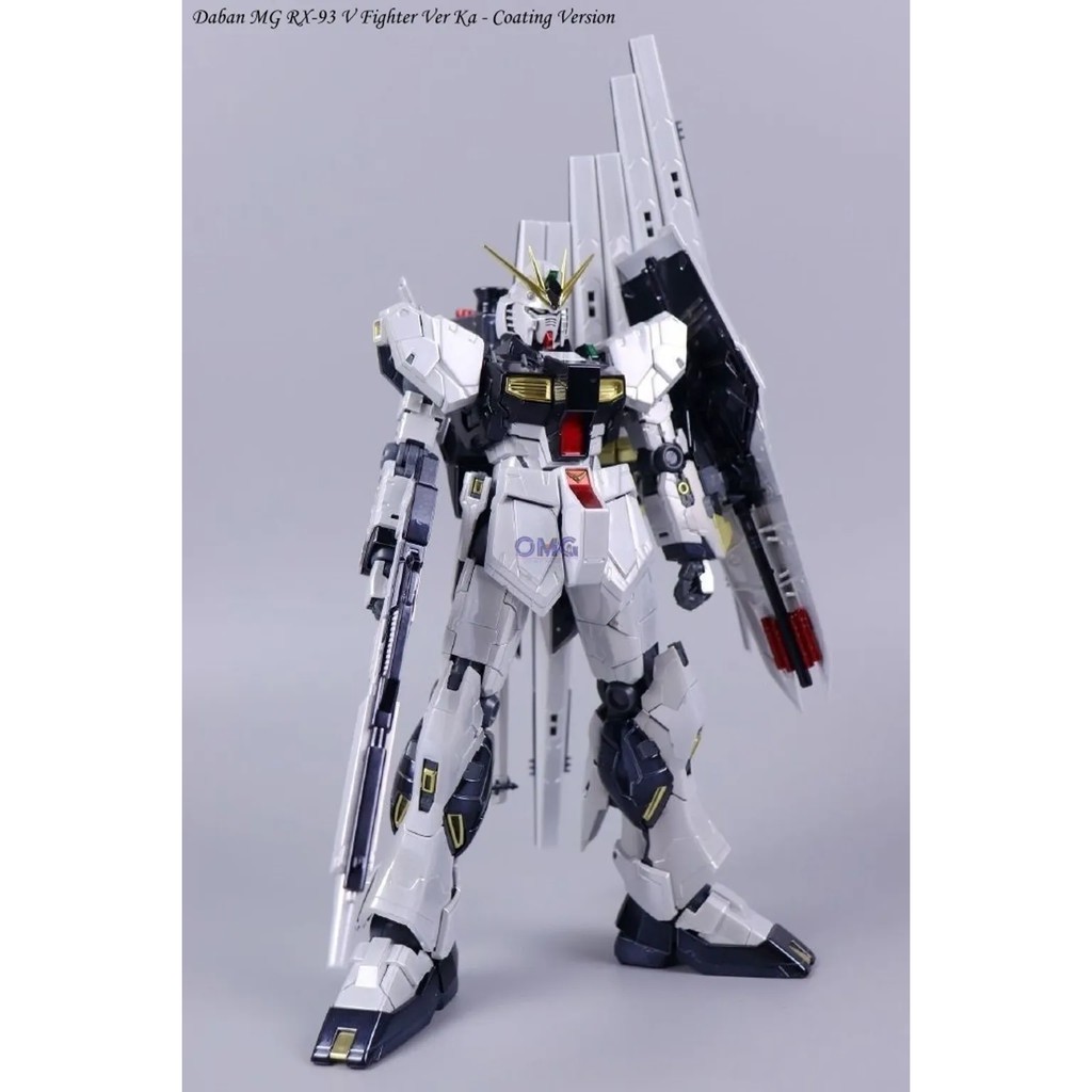 Mô hình lắp ráp gundam MG 1/100 Nu Special Metalic Coating Ver (Titanium Finish) Daban