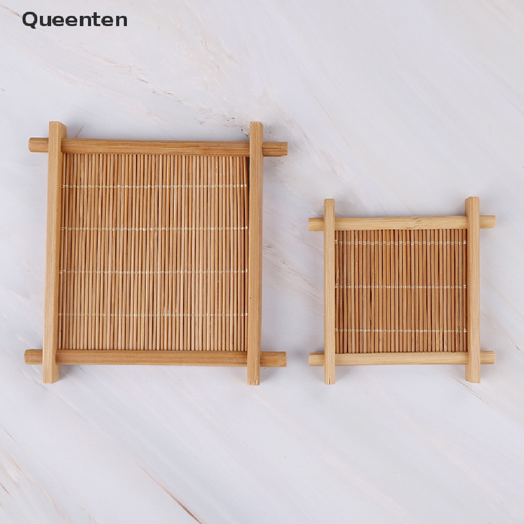 Đế Lót Cốc Trà Bằng Tre Dùng Trang Trí Nhà Bếp