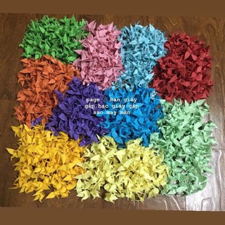 GIẤY GẤP HẠC 10 MÀU