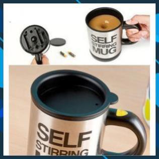 Cốc Pha Cà Phê Thông Minh Tự Khuấy Self Stirring Mug, Dùng Pin Tiện Dụng - AQ