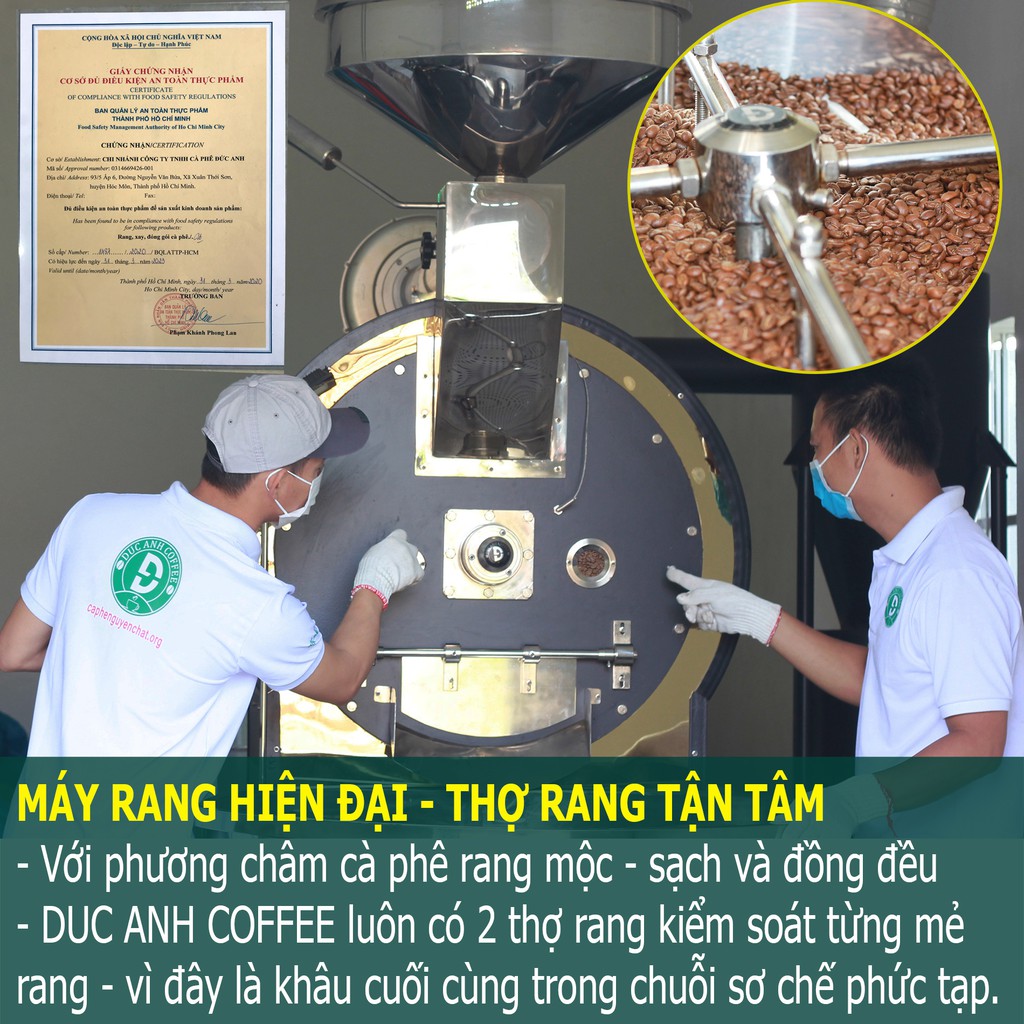 [Hộp Quà Tết] Cà Phê Tết Siêu Đặc Biệt số lượng giới hạn - cafe rang mộc nguyên chất chế biến ướt -· DUC ANH COFFE