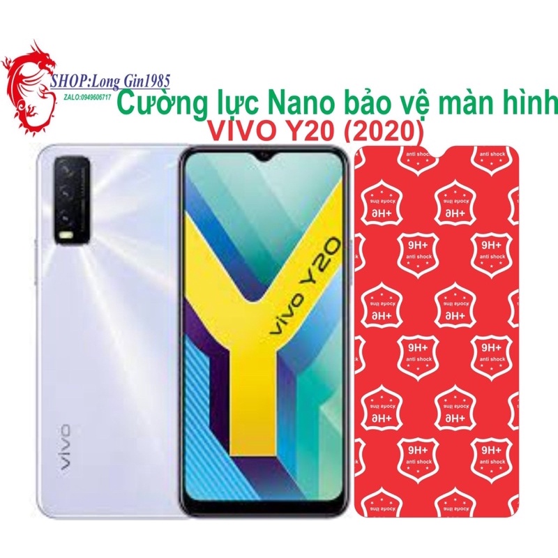Vivo Y20 2020 Cường lực Nano chống va đập chống trầy xước tốt
