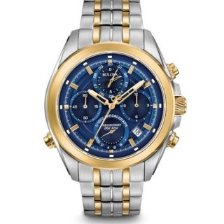 Đồng hồ nam Bulova 98B276 mặt xanh Chronograph siêu đẹp