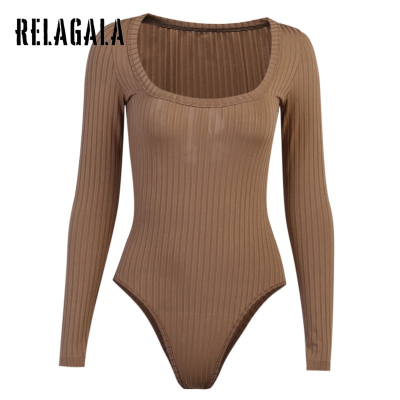 Jumpsuit Tay Dài Màu Trơn Thời Trang Quyến Rũ Cho Nữ 2021 | BigBuy360 - bigbuy360.vn