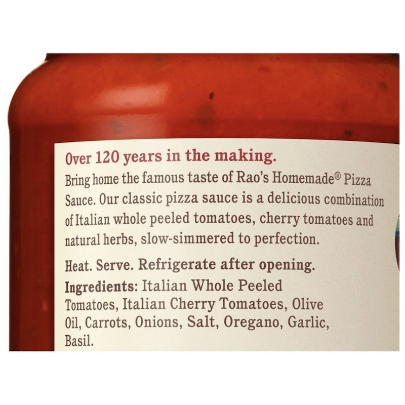 SỐT CÀ CHUA LÀM PIZZA Rao's Homemade Classic Pizza Sauce Premium Quality All Natural, Keto Friendly, Slow-Simmered, 370g