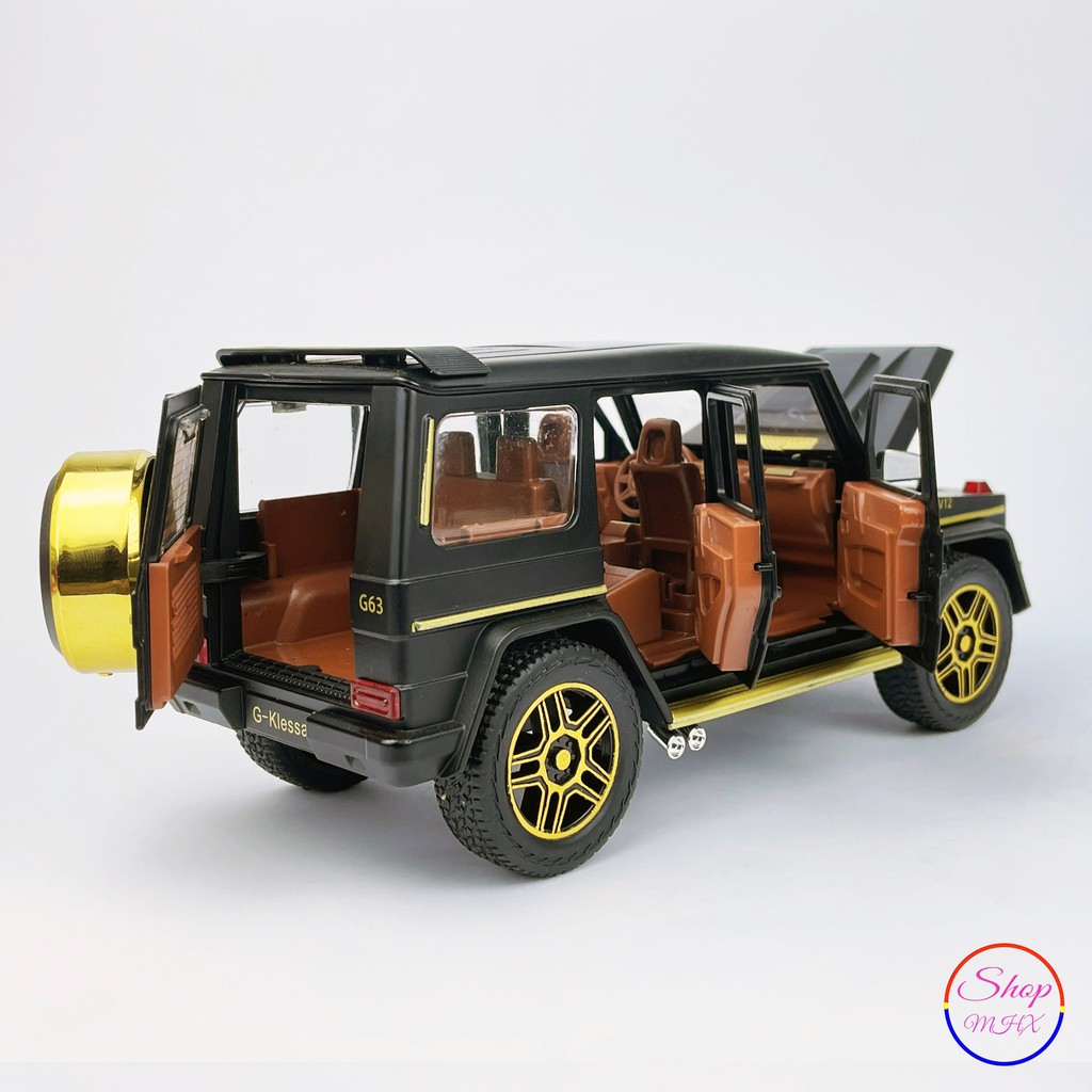 Xe đồ chơi mô hình sắt Mercedes-AMG G63 G-Klessa TẶNG KÈM BIỂN SỐ tỉ lệ 1:24