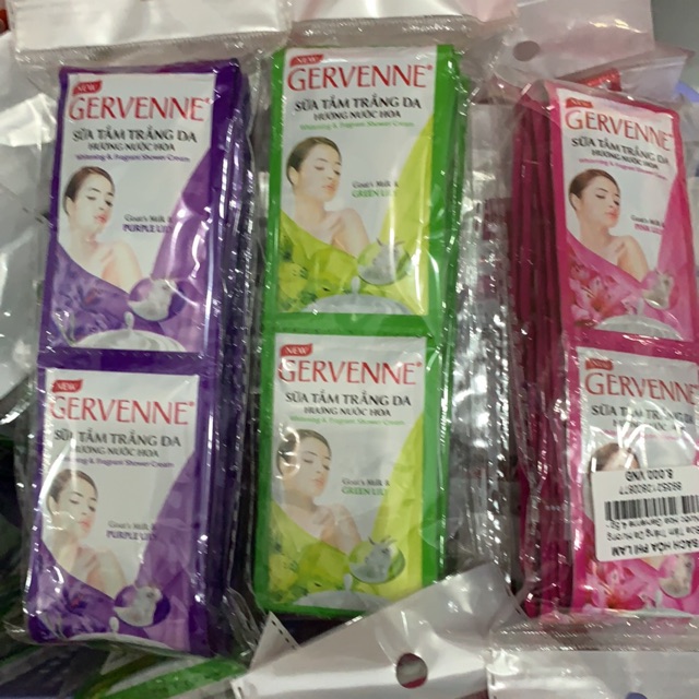 Sữa tắm Gervenne dây 12 gói