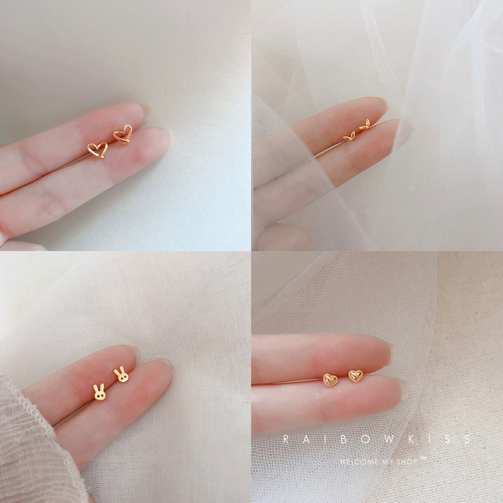 Bông Tai Mini Xinh Xắn Theo Phong Cách Hàn Quốc C174