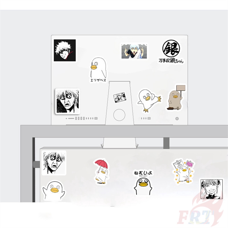 ❉ GINTAMA Series 01 Stickers ❉ 50Pcs/Set Anime Fashion DIY Waterproof Decals Doodle Stickers