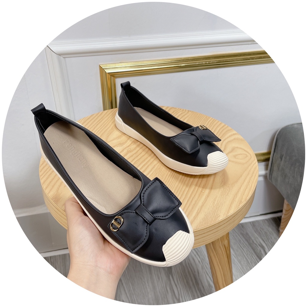 Giày lười slip on nữ, giày sục kiểu dáng thể thao độn đế 3cm hàng cao cấp chuẩn đẹp-