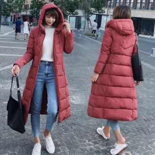 Áo Khoác phao dáng dài nữ