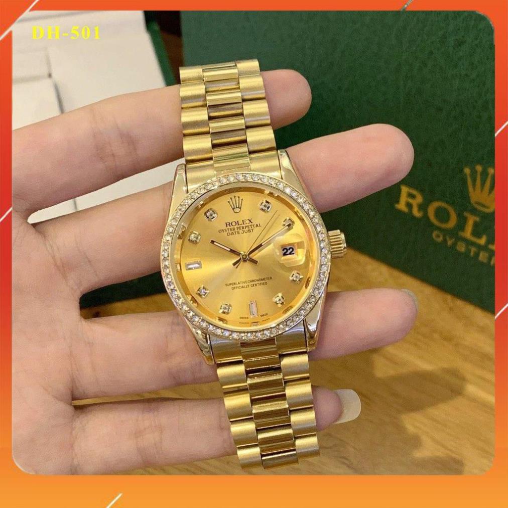 Đồng hồ nam ROLEX - hàng cao cấp - không rỉ, không bay màu- Rolex - Bảo hành 12 tháng full box