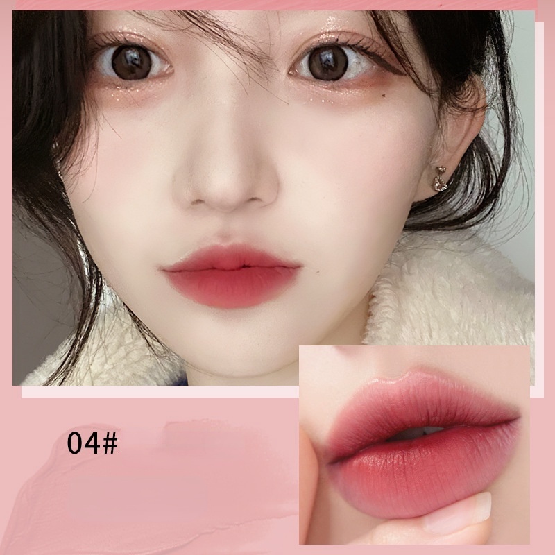 [Hàng mới về] Son môi HANRU chống nước vỏ họa tiết gấu đáng yêu xinh xắn